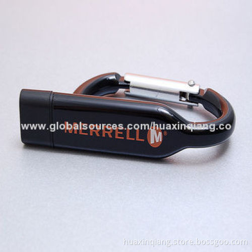 Climbing Hook-shaped USB Memory, Metal Material, 128MB to 32GB Capacity/30g/User-define Color/USB2.0
